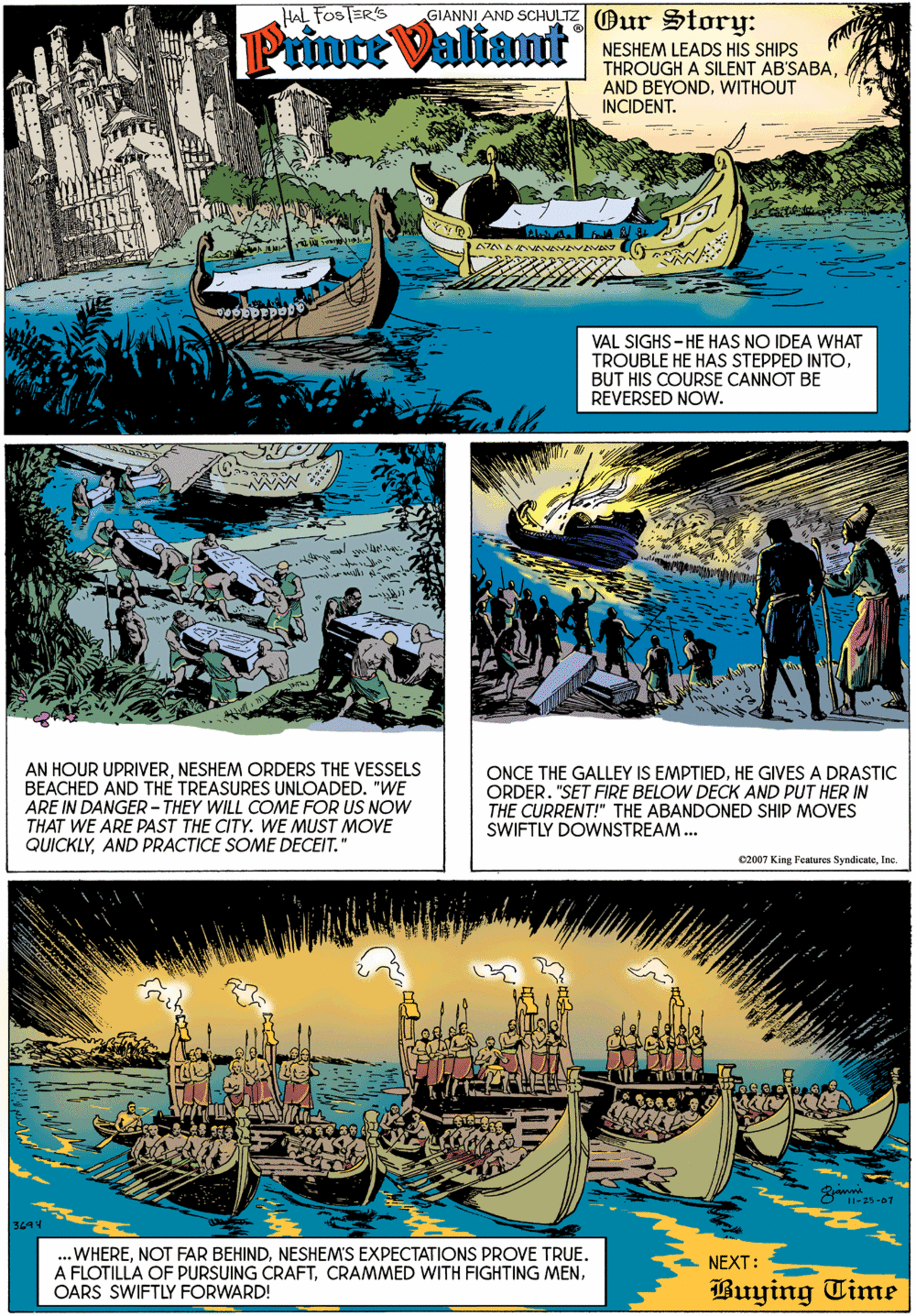 Prince Valiant Comic Strip 2007-11-25 | Comics Kingdom