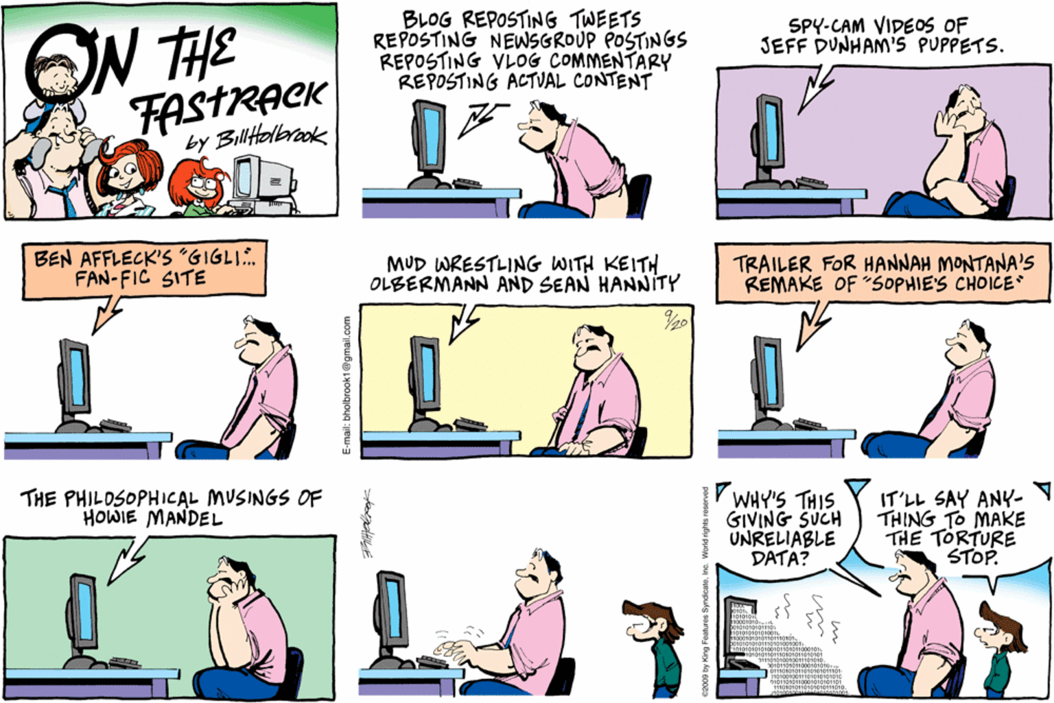 On The Fastrack Comic Strip 2009-09-20 | Comics Kingdom