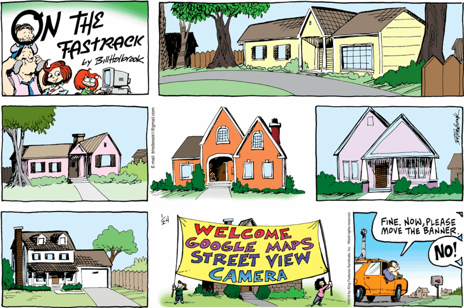 On The Fastrack Comic Strip 2010-01-24 | Comics Kingdom