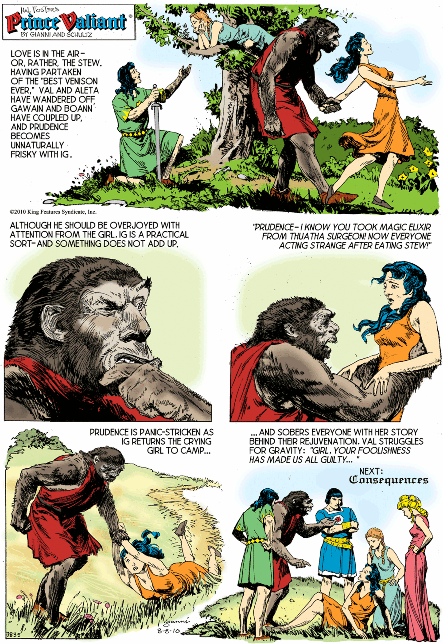 Prince Valiant Comic Strip 2010-08-08 | Comics Kingdom