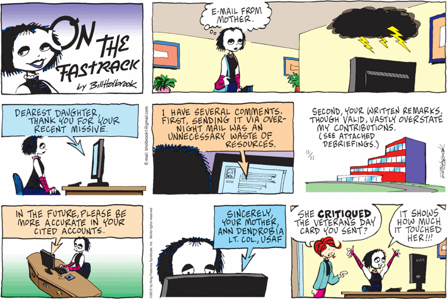 On The Fastrack Comic Strip 2012-11-11 | Comics Kingdom