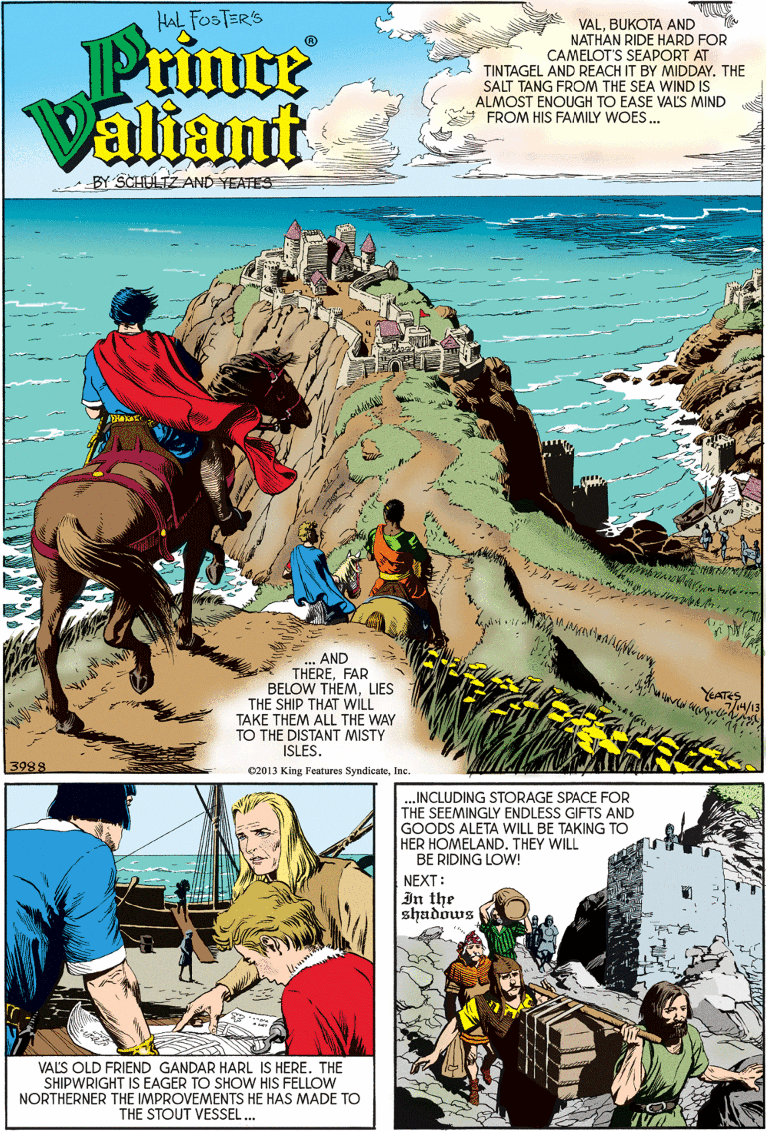Prince Valiant Comic Strip 2013-07-14 | Comics Kingdom