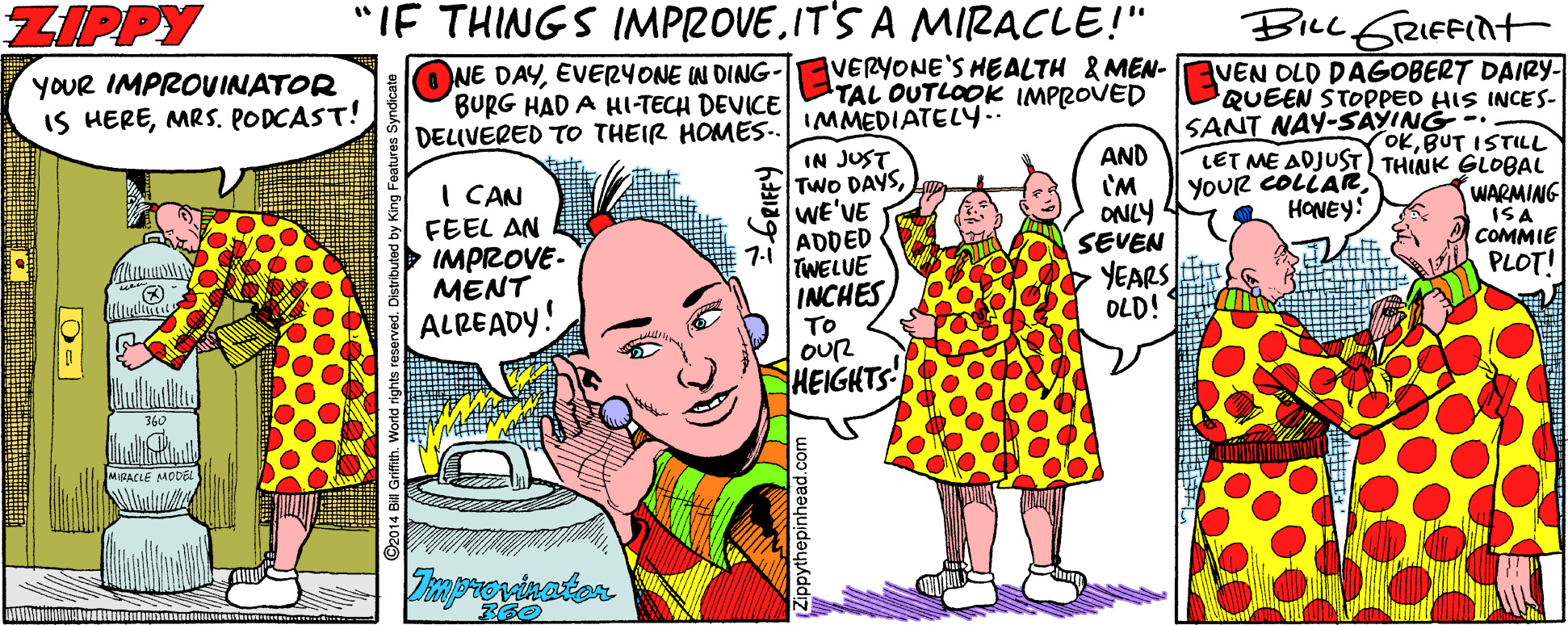 Zippy Insect Zippy The Pinhead Comic Strip 2014-07-01 | Comics Kingdom