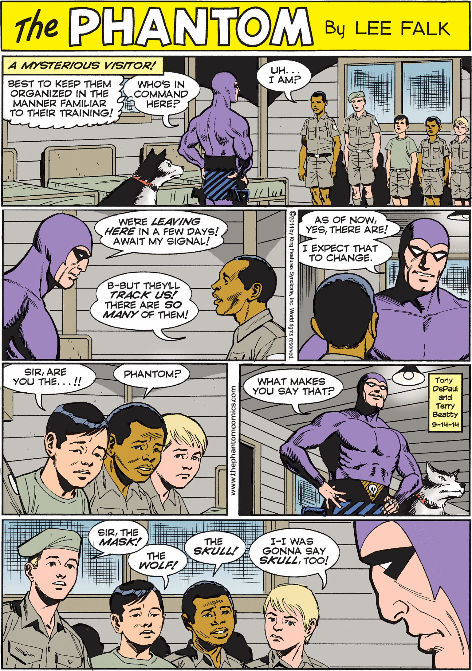 The Phantom Comic Strip 2014-09-14 | Comics Kingdom