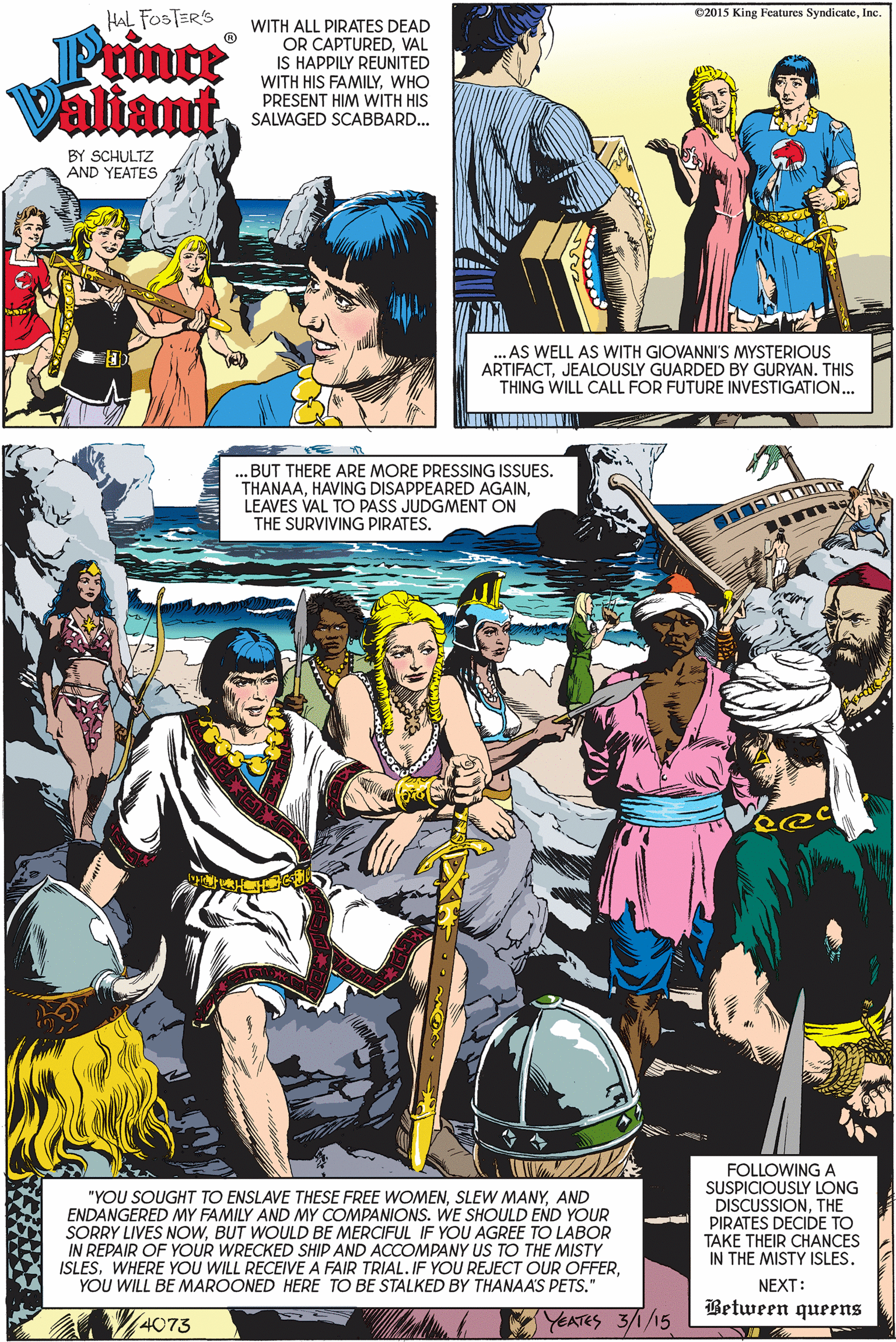 Prince Valiant Comic Strip 2015-03-01 | Comics Kingdom