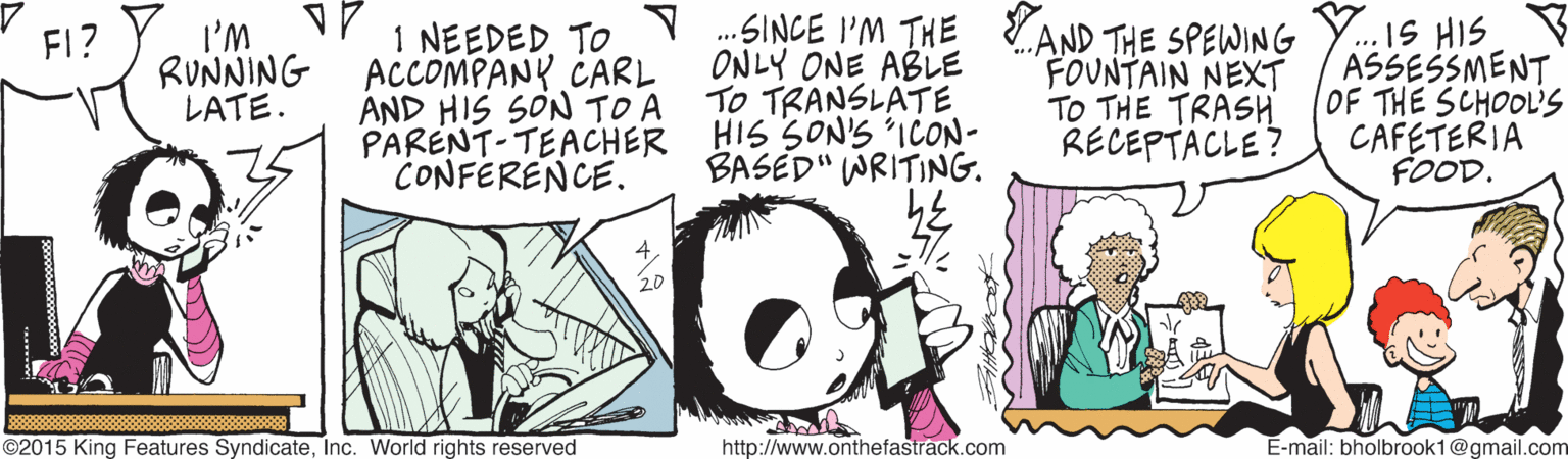 On The Fastrack Comic Strip 2015-04-20 | Comics Kingdom