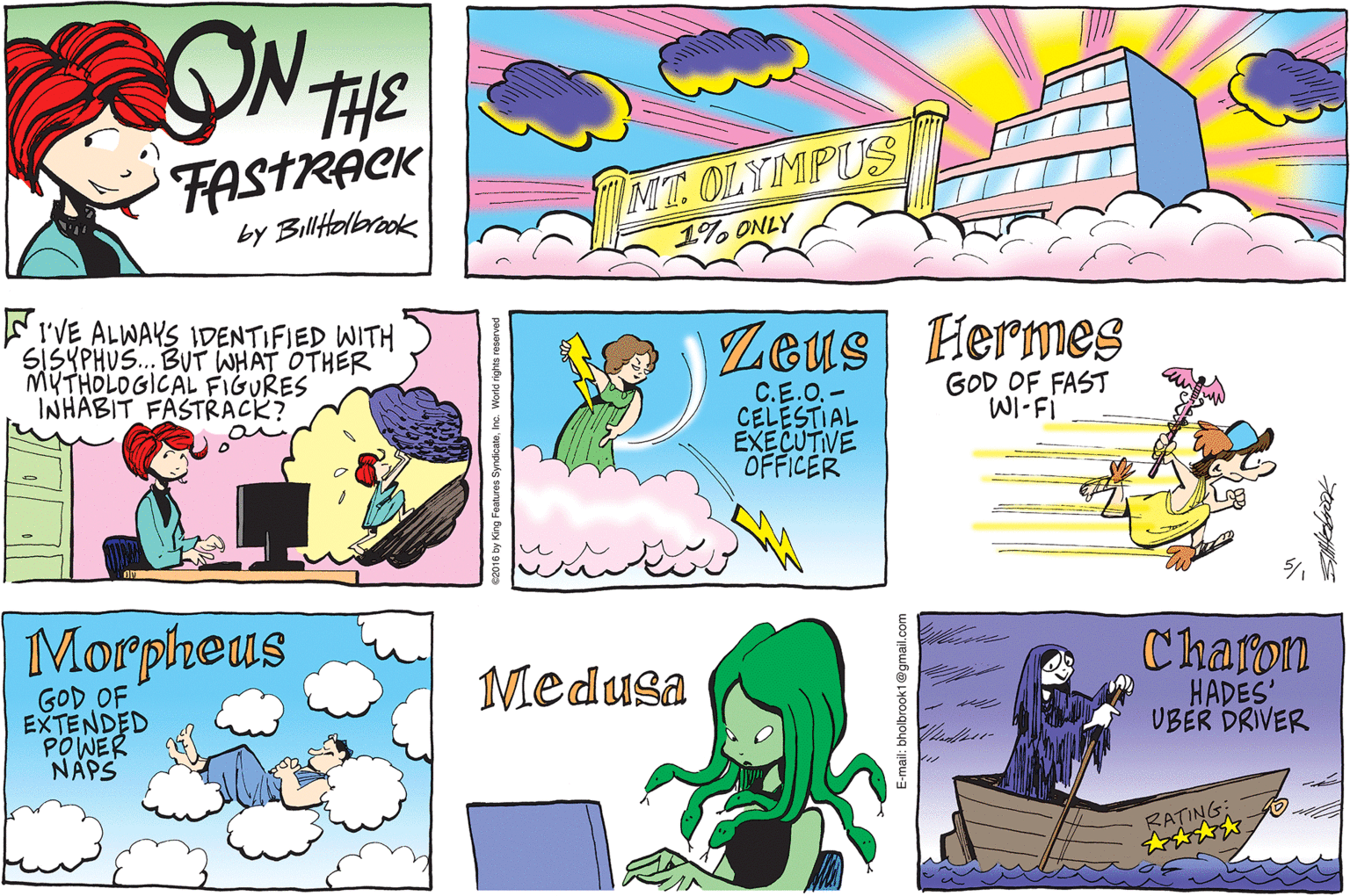 On The Fastrack Comic Strip 2016-05-01 | Comics Kingdom