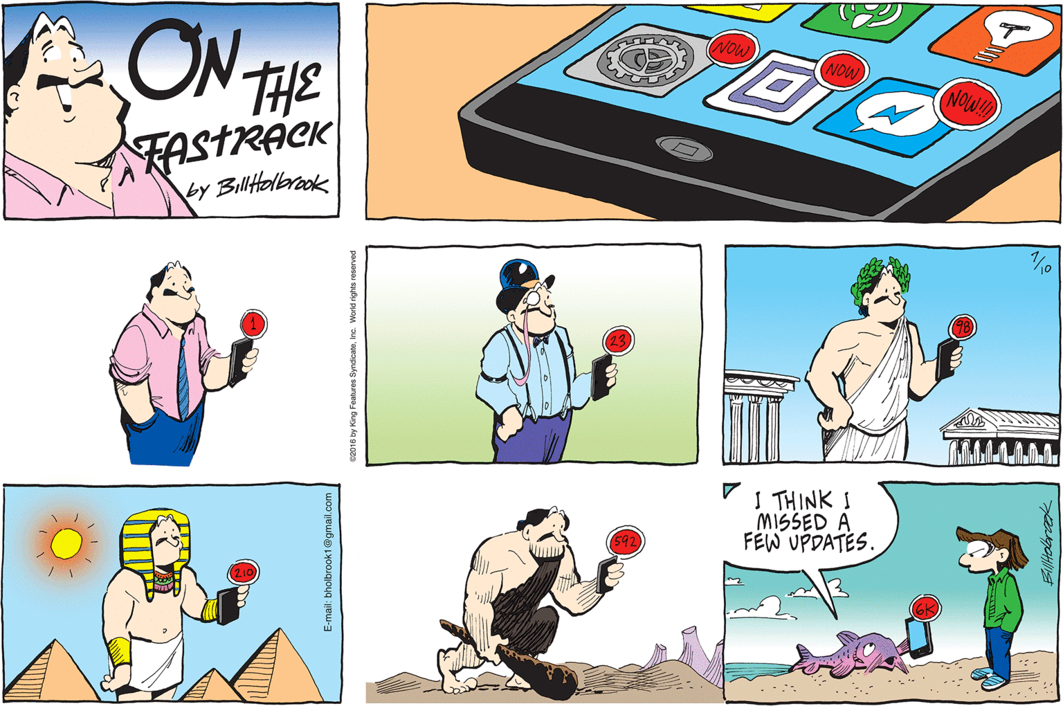On The Fastrack Comic Strip 2016-07-10 | Comics Kingdom