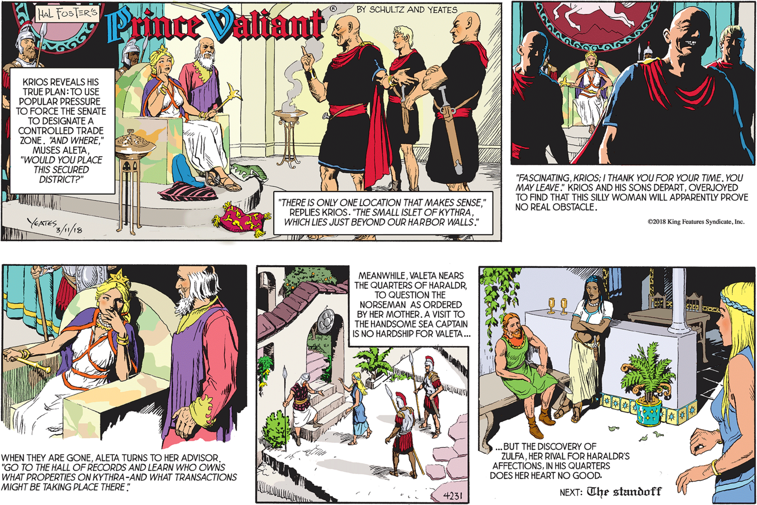 Prince Valiant Comic Strip 2018-03-11 | Comics Kingdom