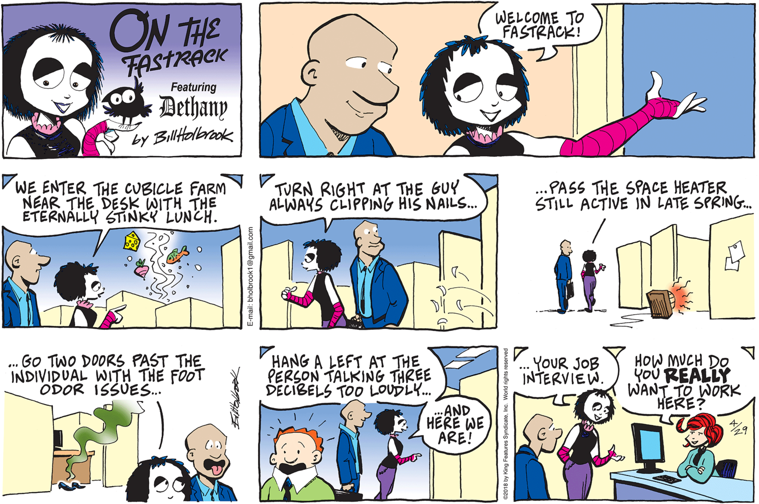 On The Fastrack Comic Strip 2018-04-29 | Comics Kingdom