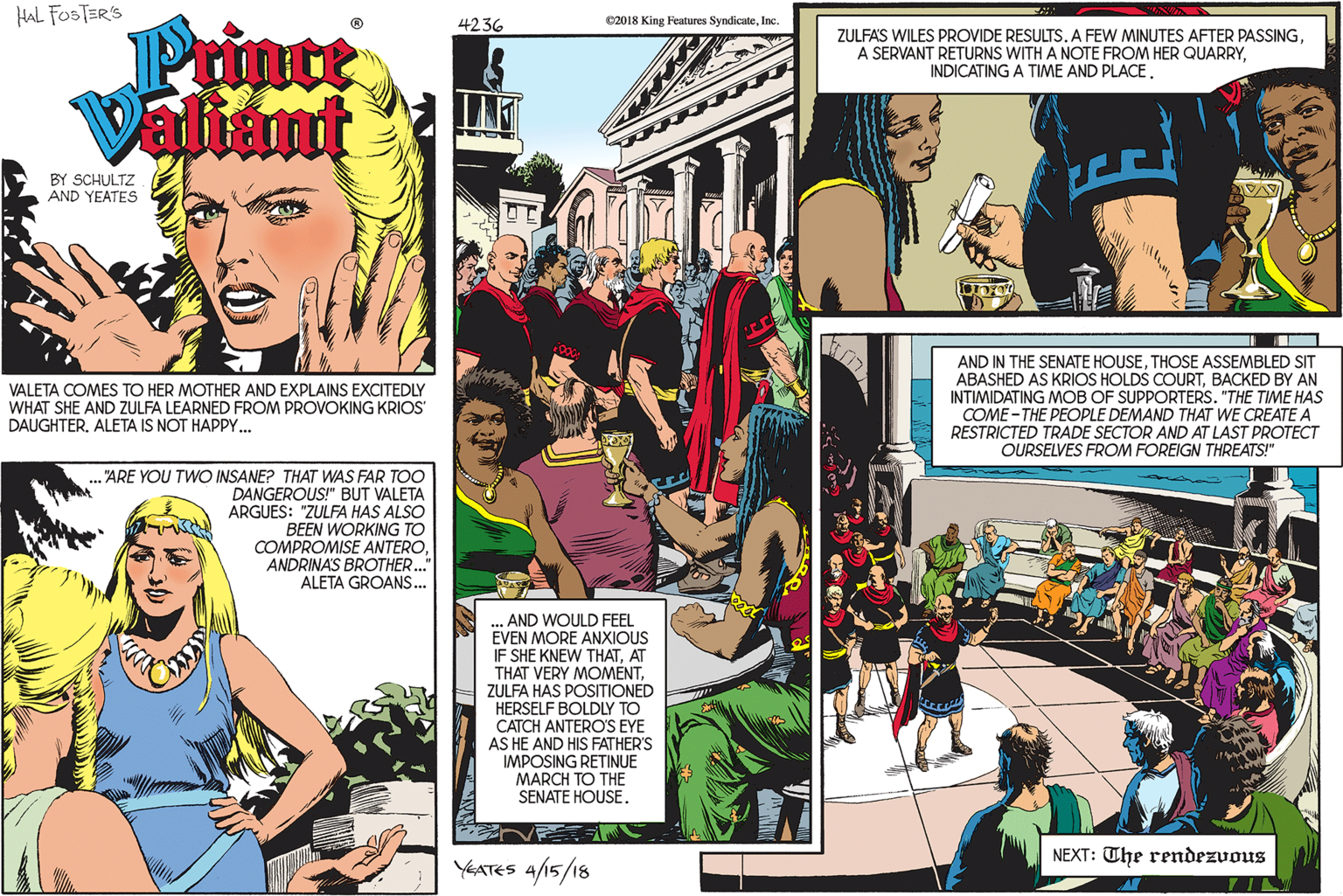 Prince Valiant Comic Strip 2018-04-15 | Comics Kingdom