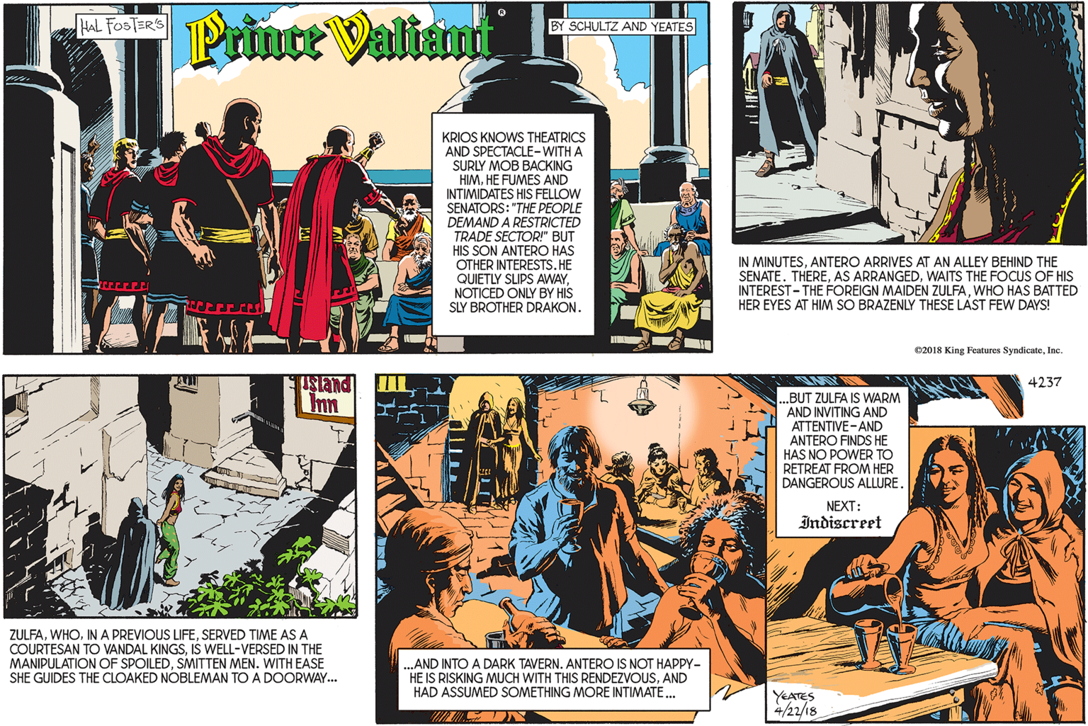 Prince Valiant Comic Strip 2018-04-22 | Comics Kingdom