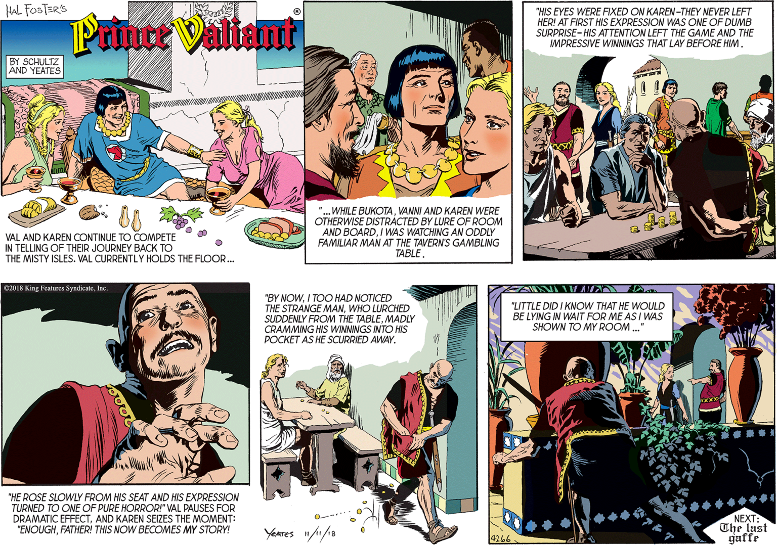 Prince Valiant Comic Strip 2018-11-11 | Comics Kingdom