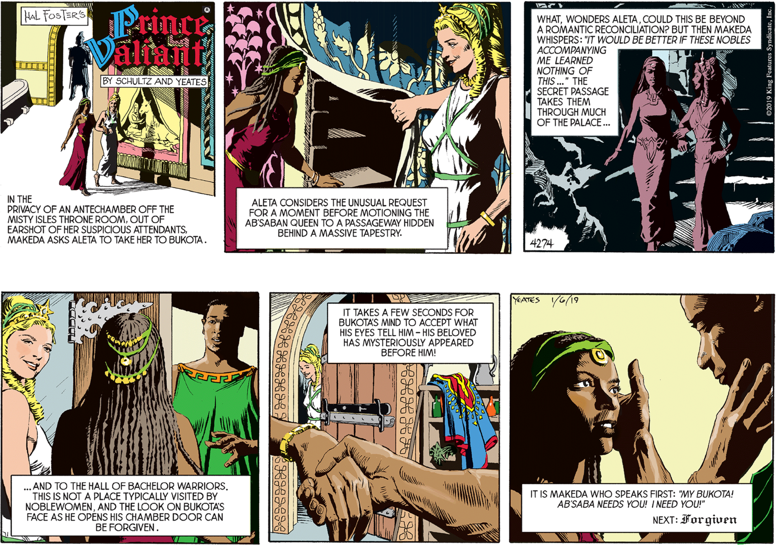 Prince Valiant Comic Strip 2019-01-06 | Comics Kingdom