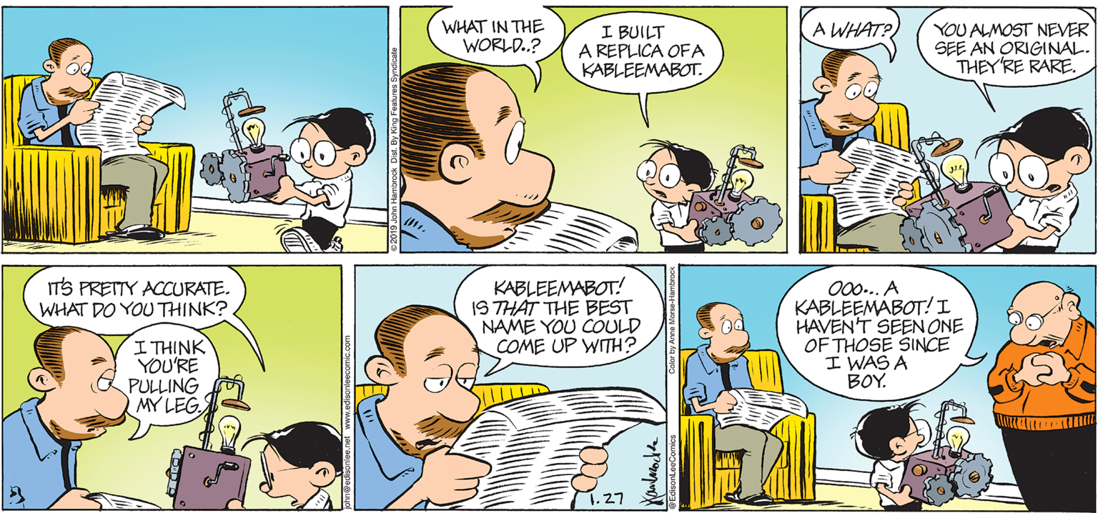 The Brilliant Mind Of Edison Lee Comic Strip 2019-01-27 | Comics Kingdom