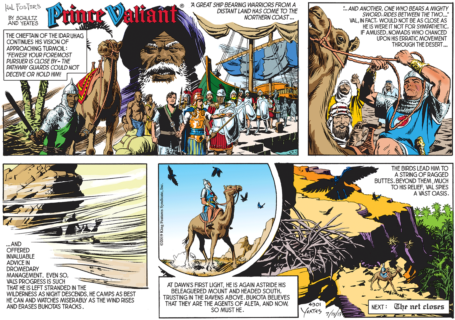 Prince Valiant Comic Strip 2019-07-14 | Comics Kingdom