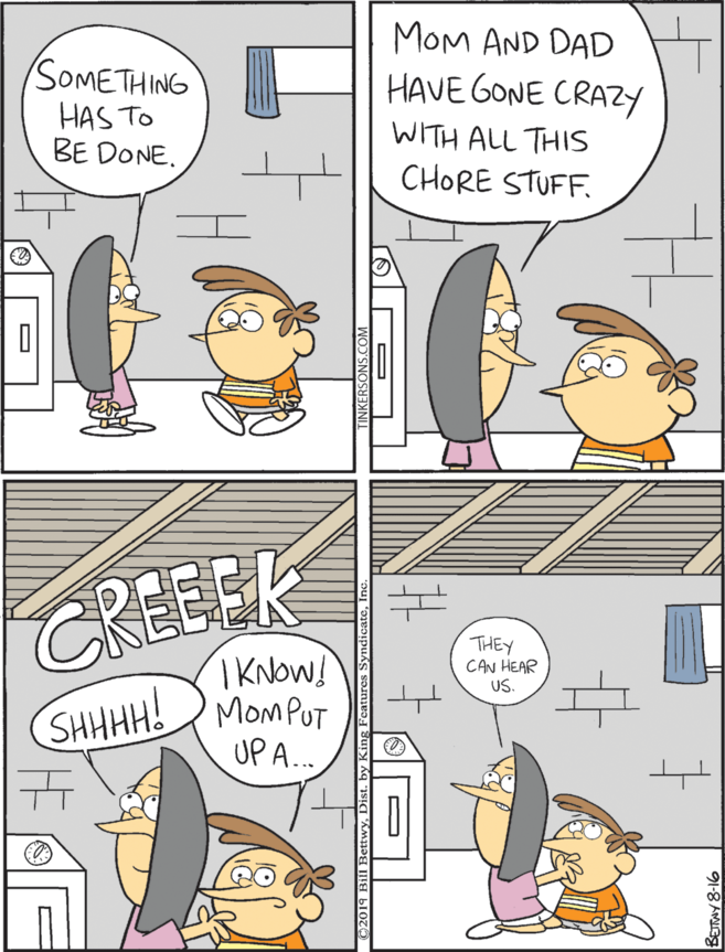 Take It From The Tinkersons Comic Strip 2019 08 16 Comics Kingdom Take it from the tinkersons comic strip 2019 08 16 comics kingdom