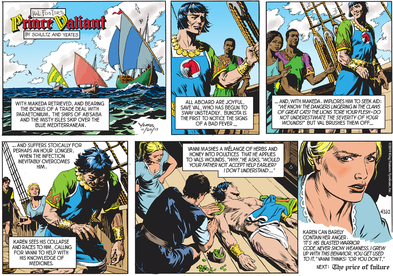 Prince Valiant Comic Strip 2019-11-24 | Comics Kingdom