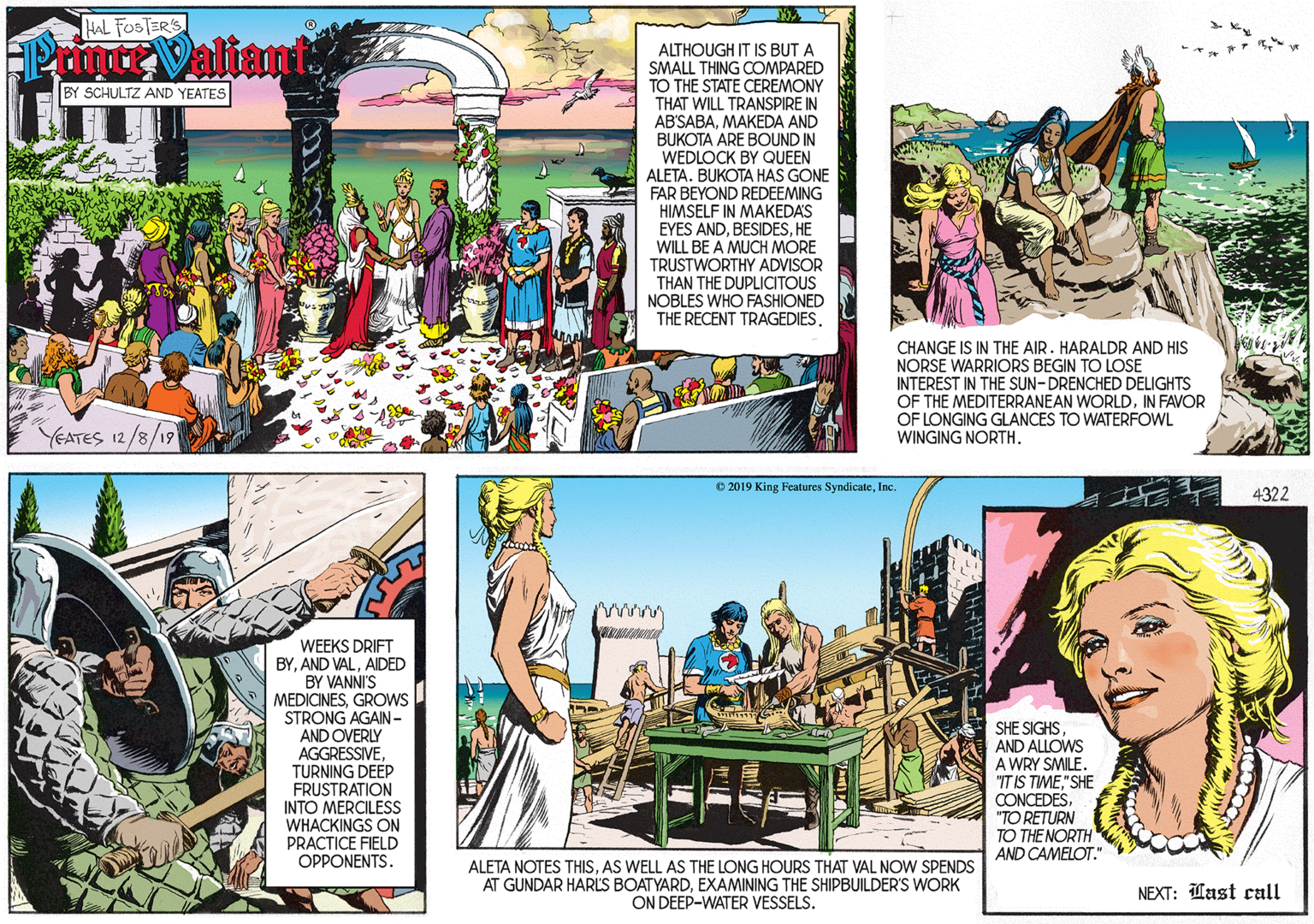 Prince Valiant Comic Strip 2019-12-08 | Comics Kingdom
