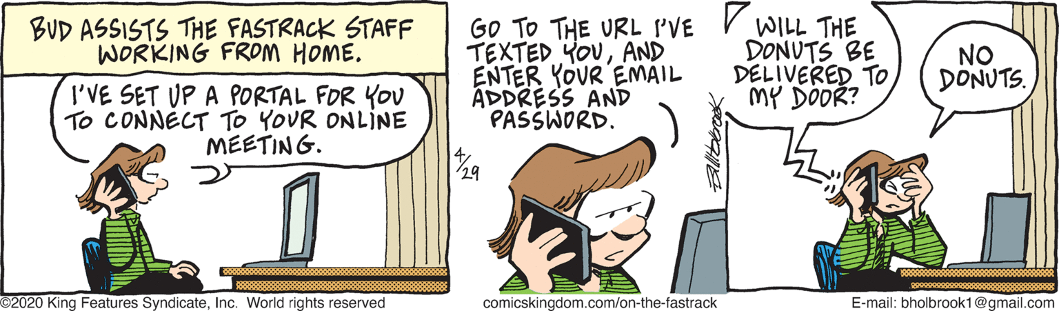 On The Fastrack Comic Strip 2020-04-29 | Comics Kingdom