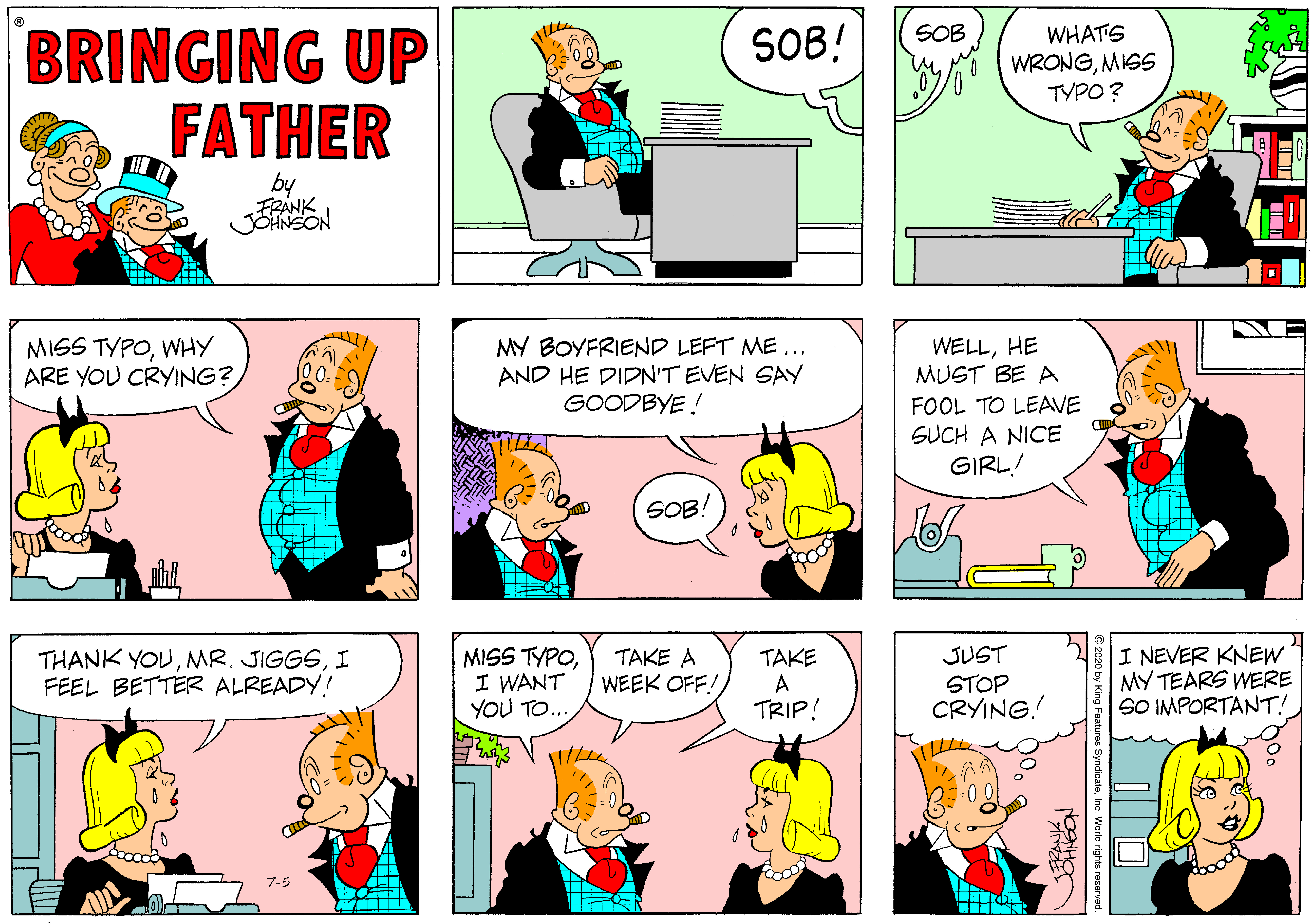 Bringing Up Father Comic Strip 2020-07-05 | Comics Kingdom