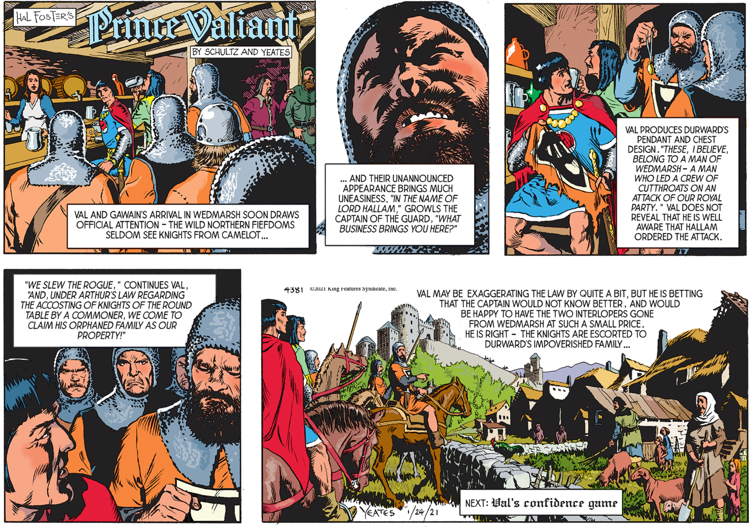 Prince Valiant Comic Strip 2021-01-24 | Comics Kingdom