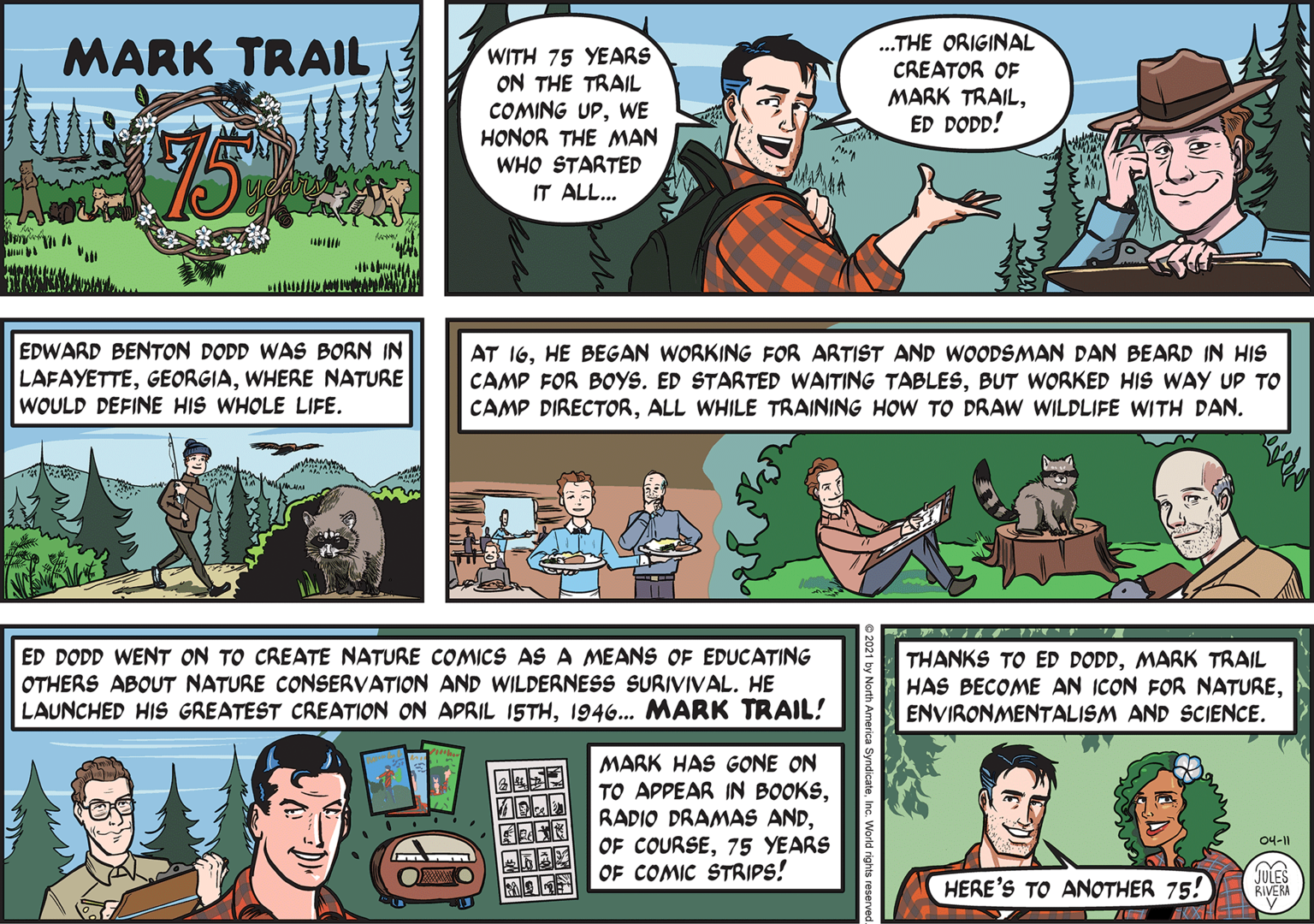 Mark Trail Comic Strip 2021-04-11 | Comics Kingdom