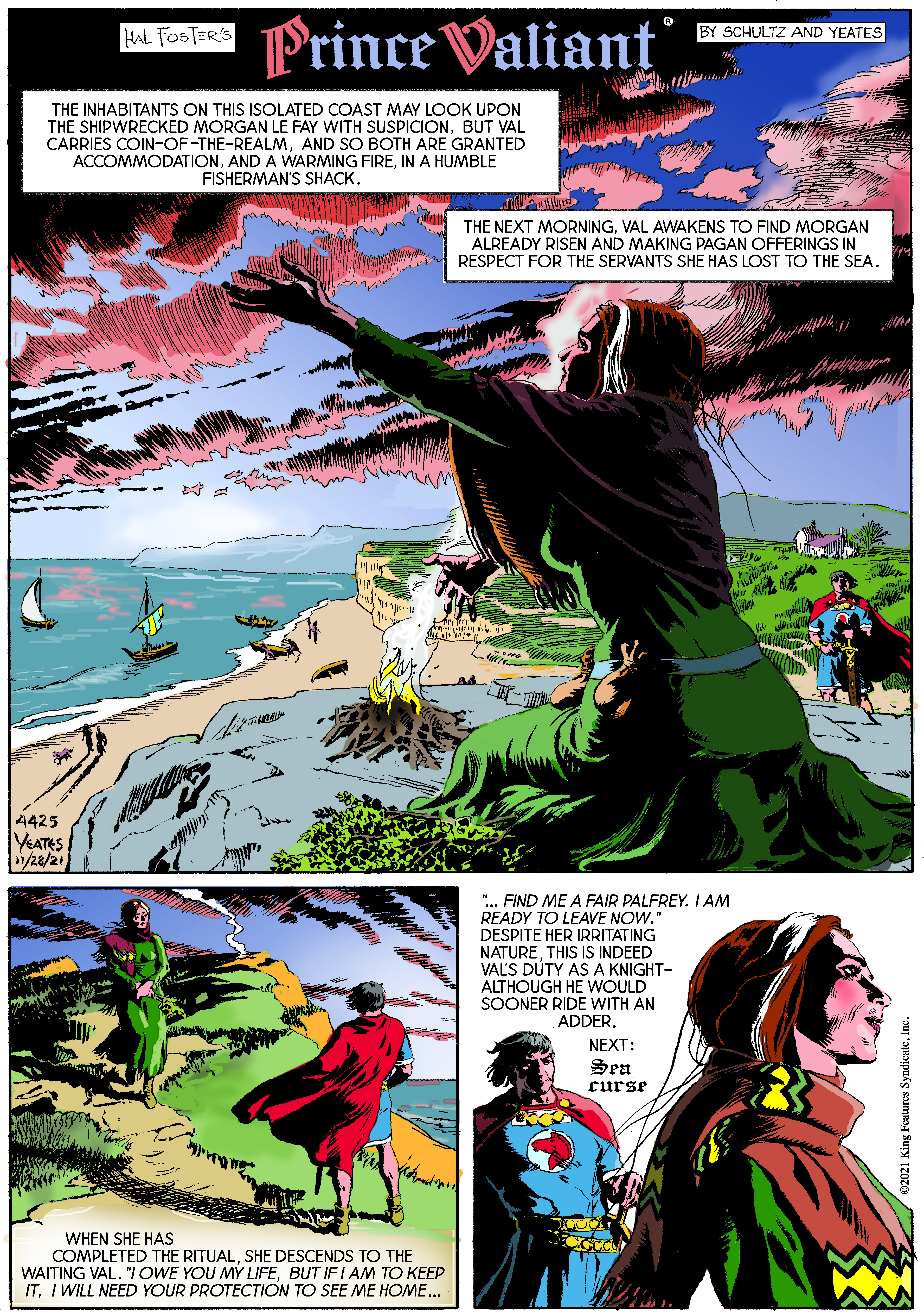 Prince Valiant Comic Strip 2021-11-28 | Comics Kingdom