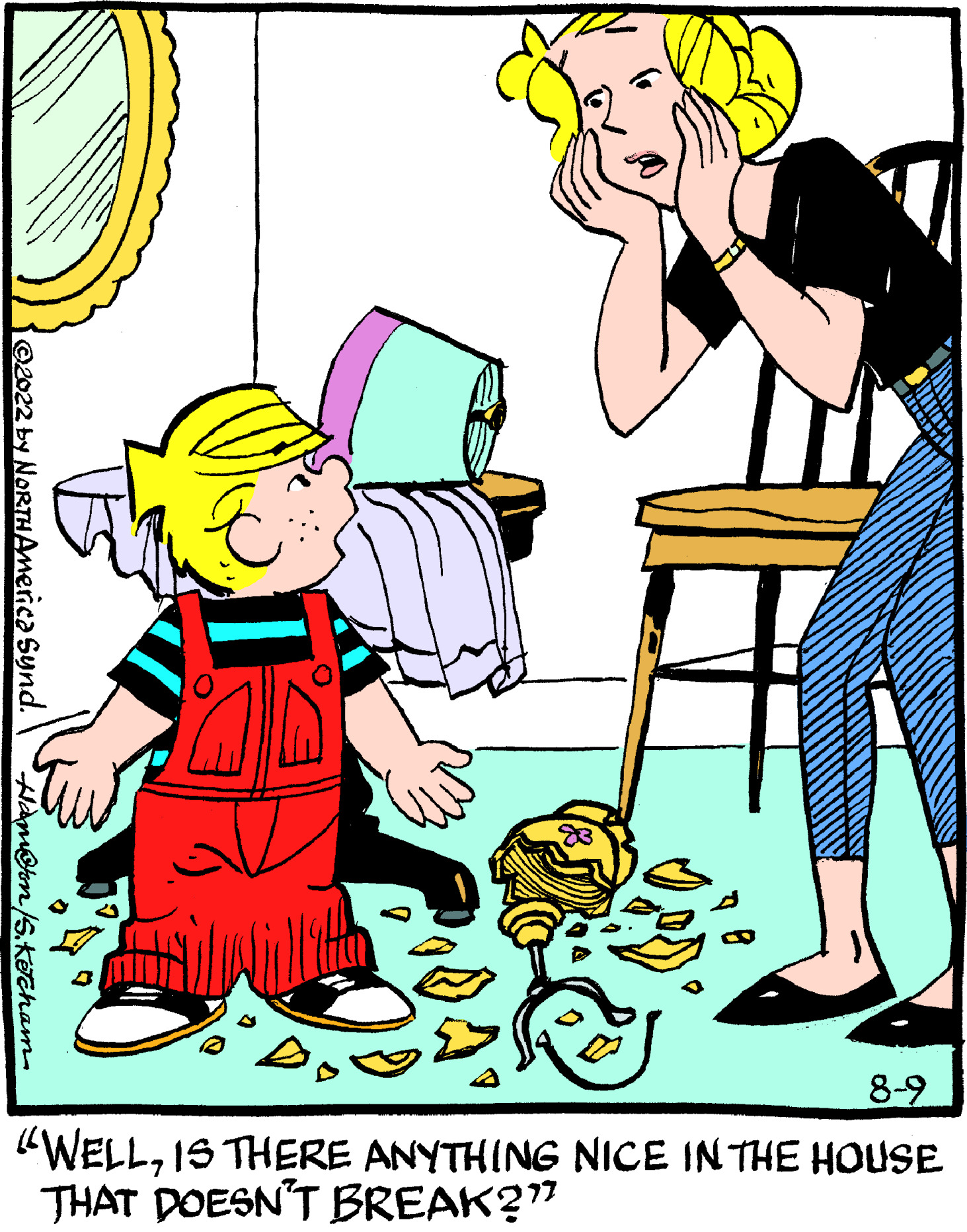 Dennis The Menace Comic Strip 2022-08-09 | Comics Kingdom