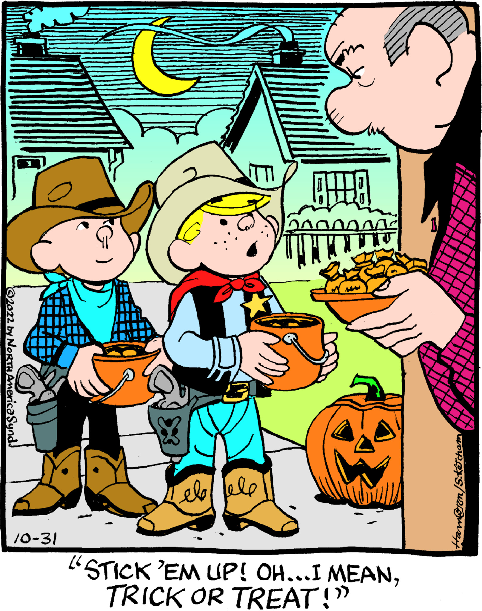 Dennis The Menace Comic Strip 2022-10-31 | Comics Kingdom