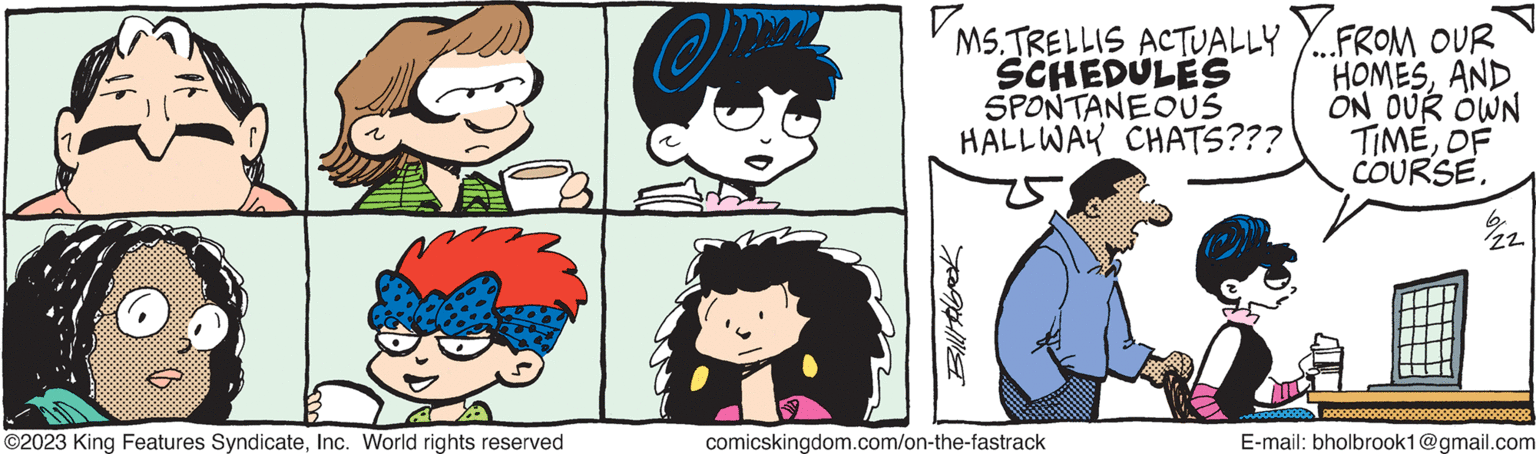 On The Fastrack Comic Strip 2023-06-22 | Comics Kingdom