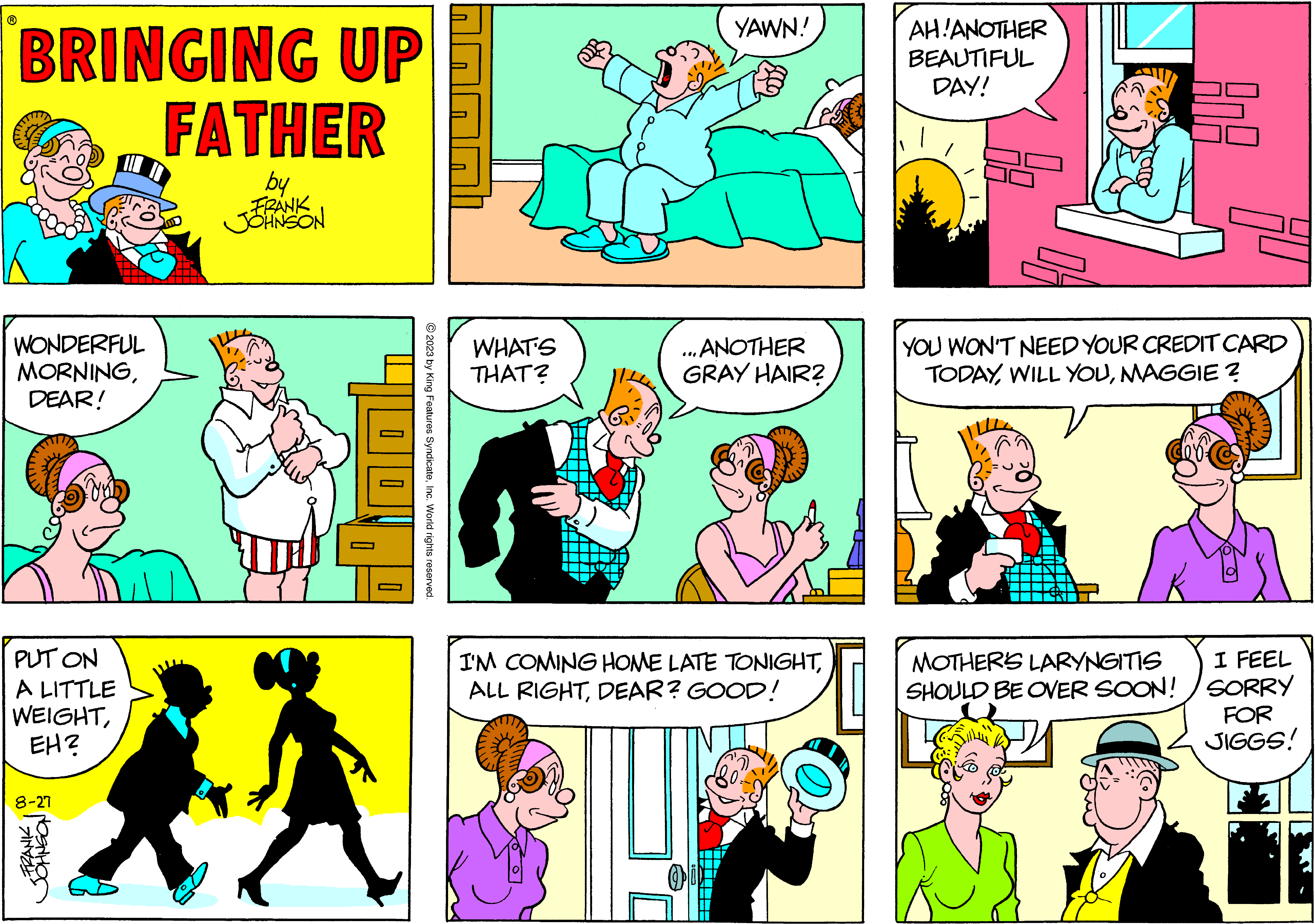 Bringing Up Father Comic Strip 2023-08-27 | Comics Kingdom