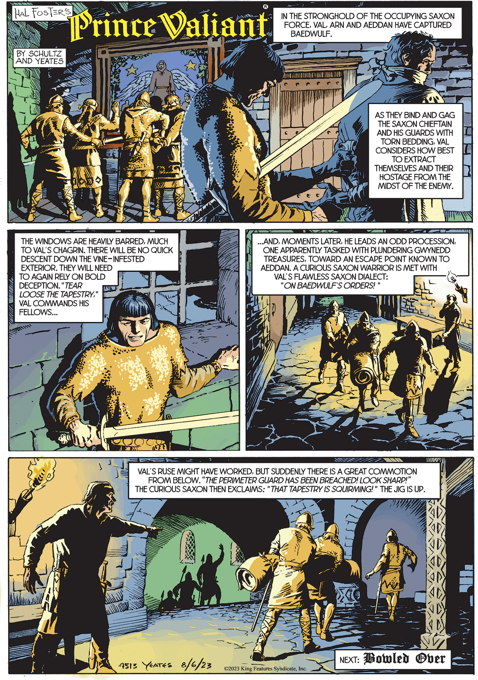 Prince Valiant Comic Strip 2023-08-06 | Comics Kingdom