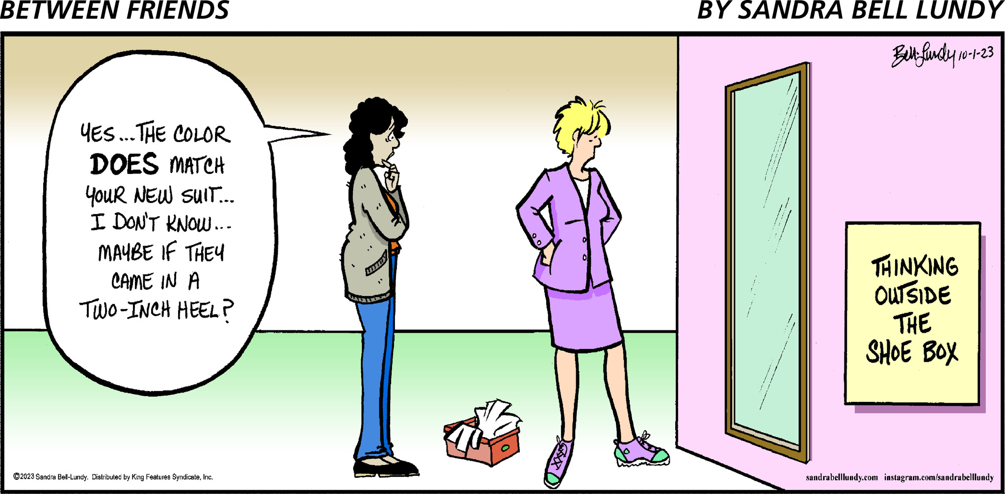 Between Friends Comic Strip 2023-10-01 | Comics Kingdom