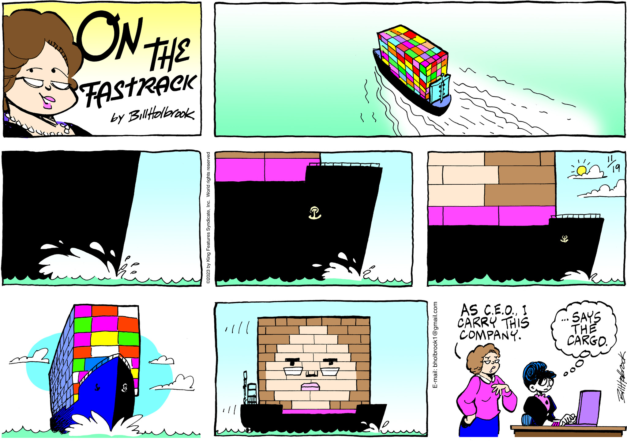 On The Fastrack Comic Strip 2023-11-19 | Comics Kingdom