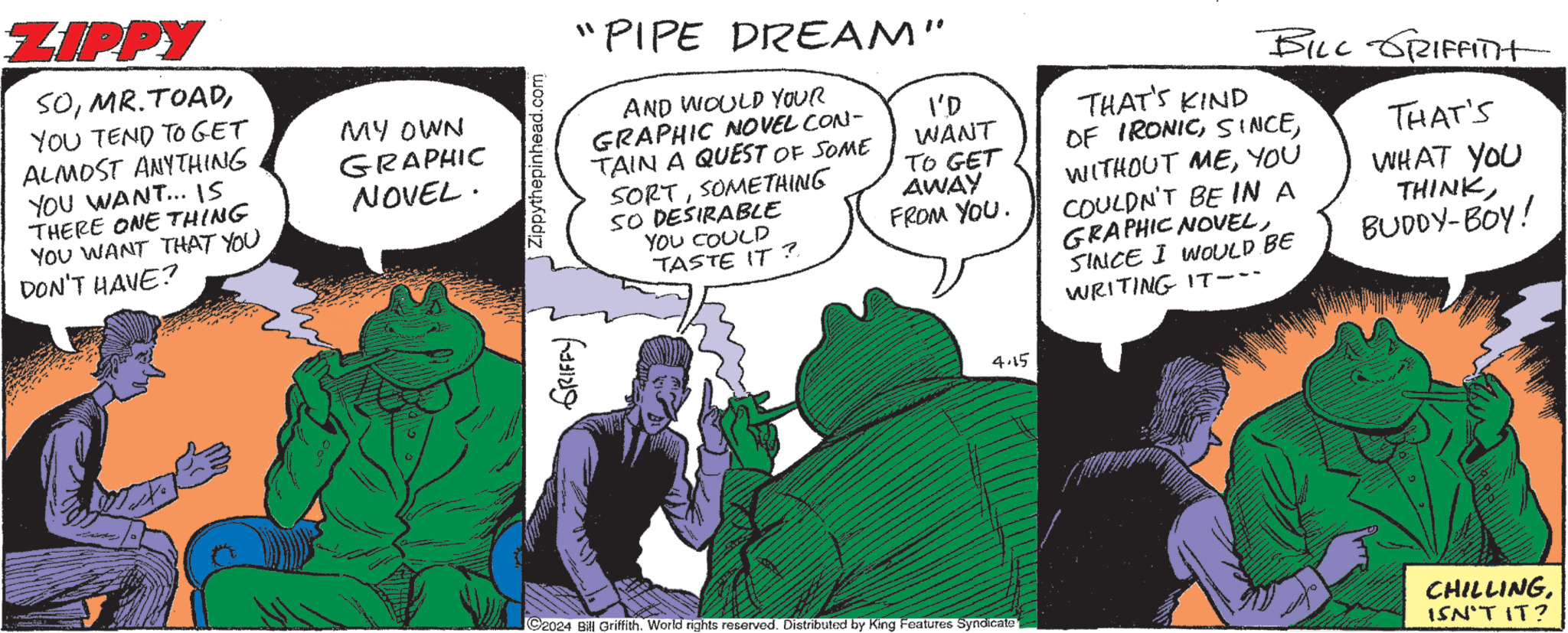 Zippy Insect Zippy The Pinhead Comic Strip 2024-04-15 | Comics Kingdom