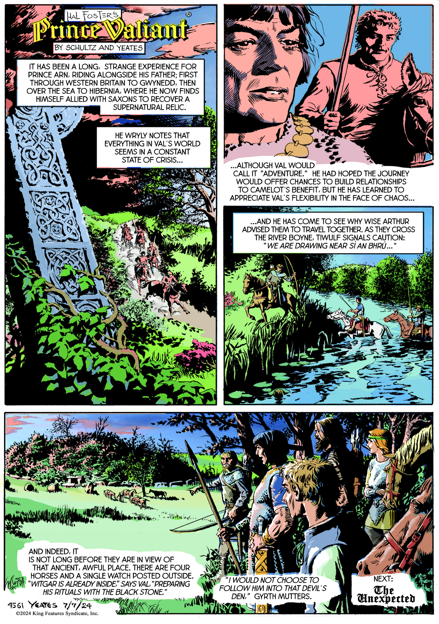 Prince Valiant Comic Strip 2024-07-07 | Comics Kingdom