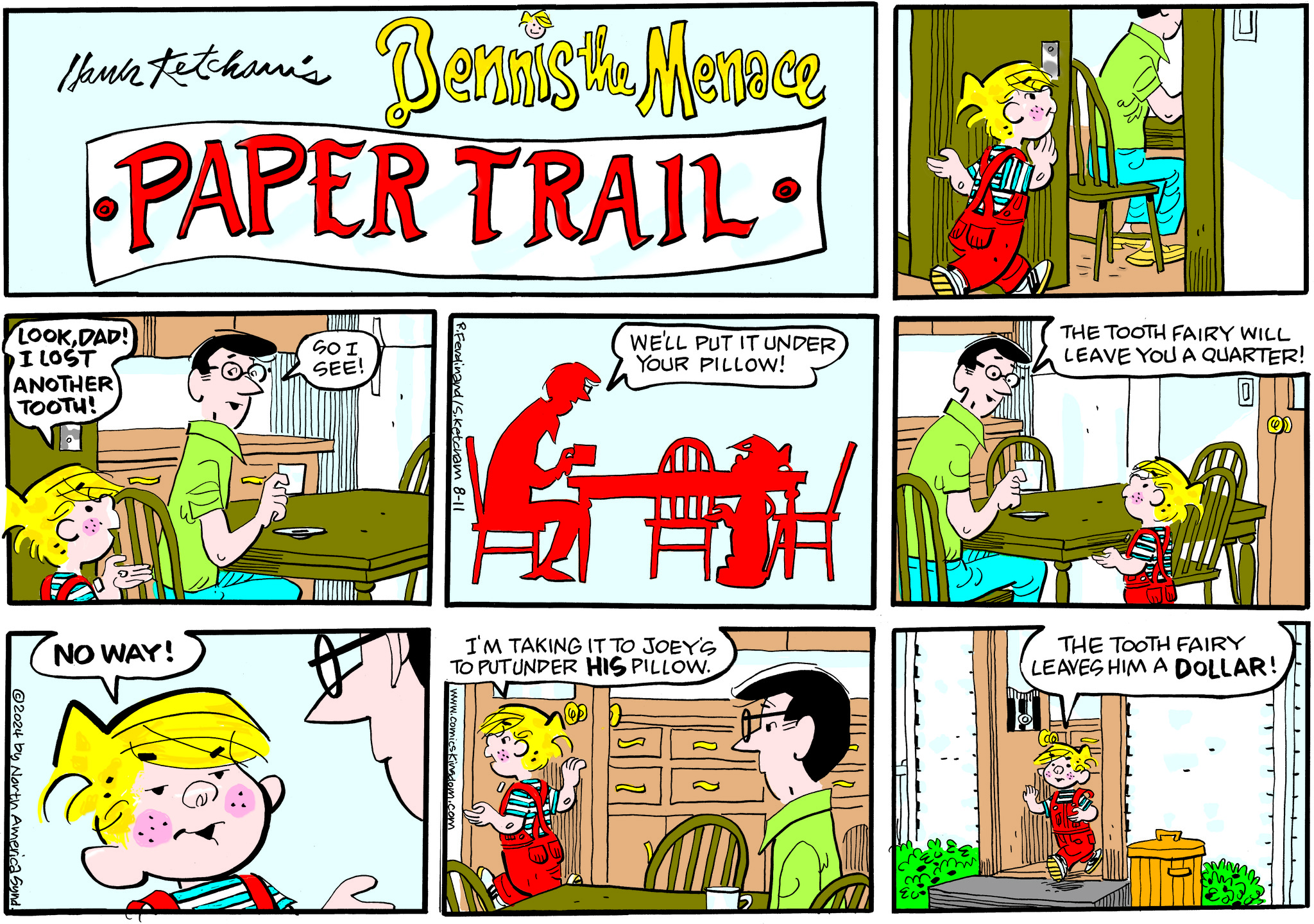 Timmy Tinkle Dennis The Menace Comic Strip 2024-08-11 | Comics Kingdom