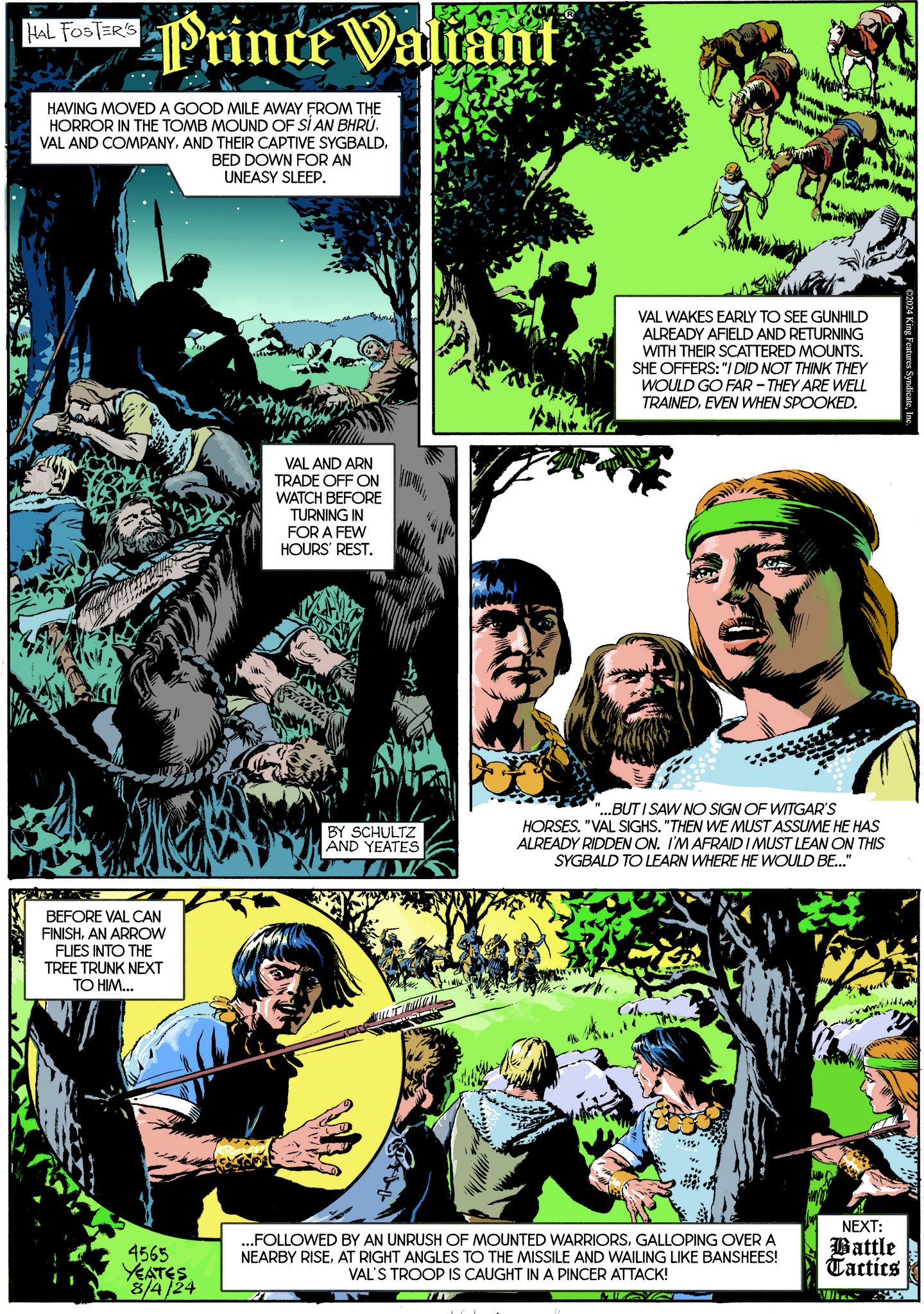 Prince Valiant Comic Strip 2024-08-04 | Comics Kingdom