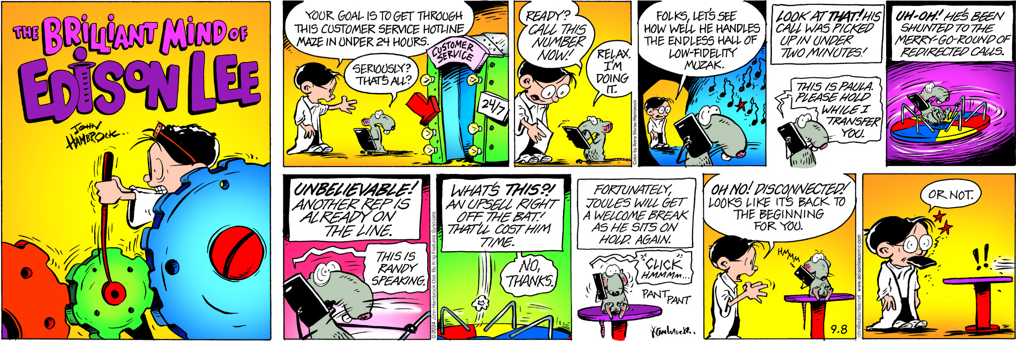 The Brilliant Mind Of Edison Lee Comic Strip 2024-09-08 | Comics Kingdom