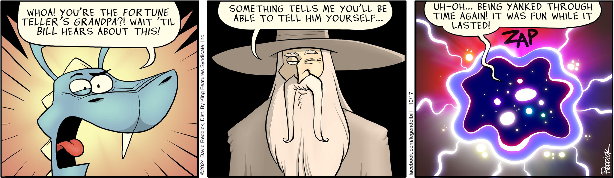 Legend of Bill Comic Strip 2024-10-17 | Comics Kingdom