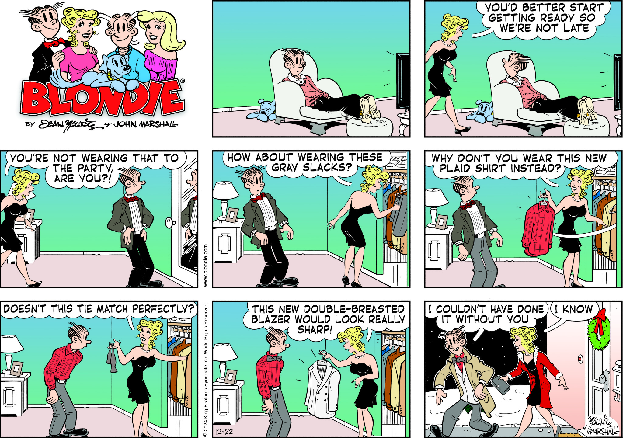 Blondie Comic Strip 2024-12-22 | Comics Kingdom