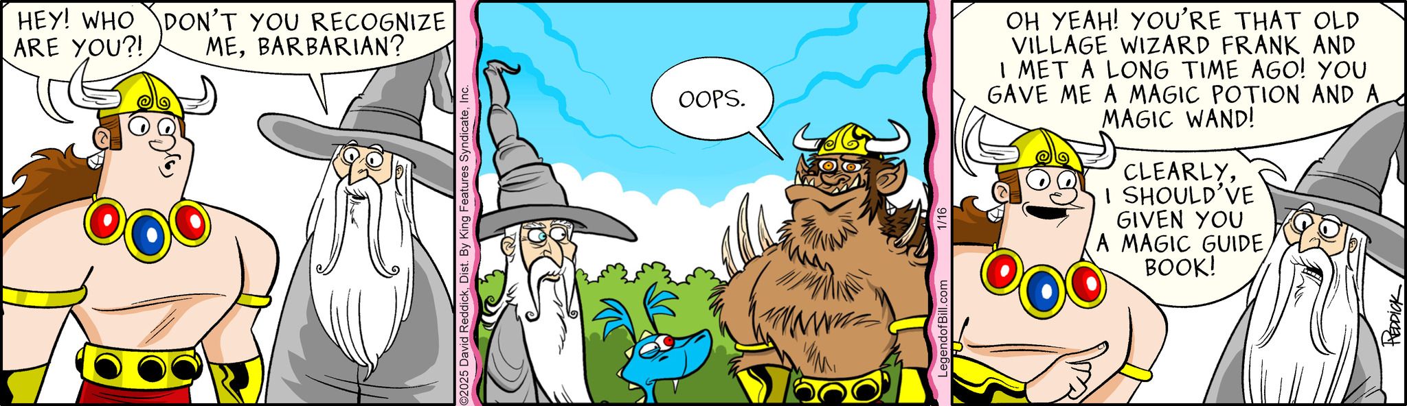 Legend of Bill Comic Strip 2025-01-16 | Comics Kingdom