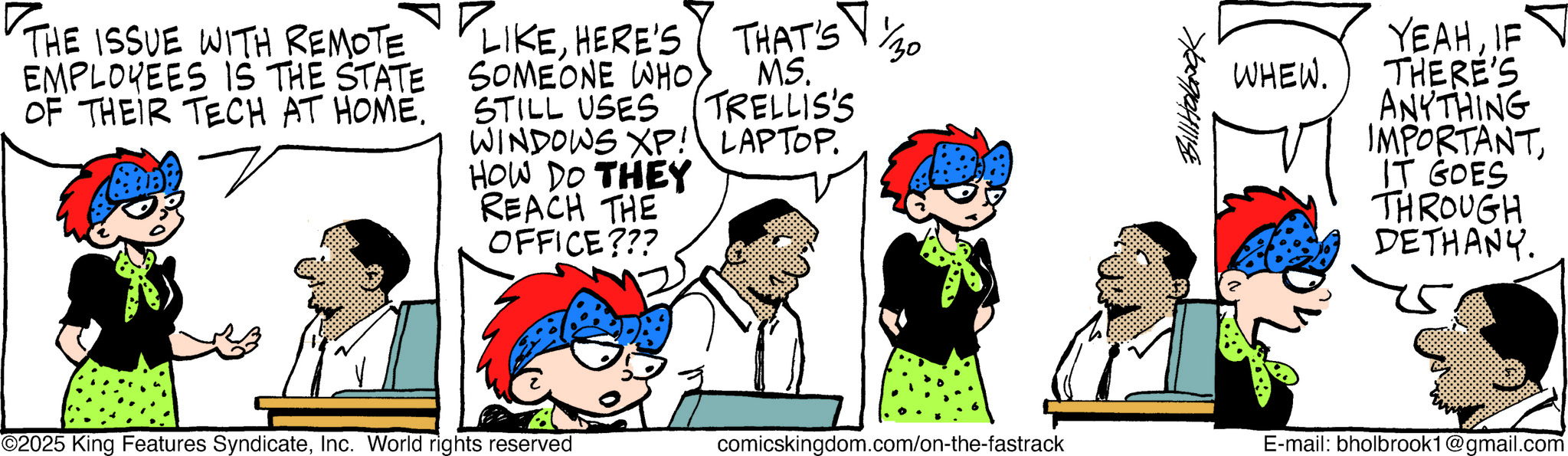 Network Rack Comics On The Fastrack Comic Strip 2025-01-30 | Comics Kingdom