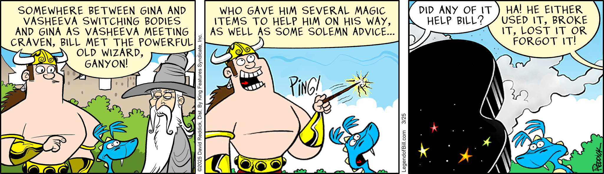 Legend of Bill Comic Strip 2025-03-25 | Comics Kingdom