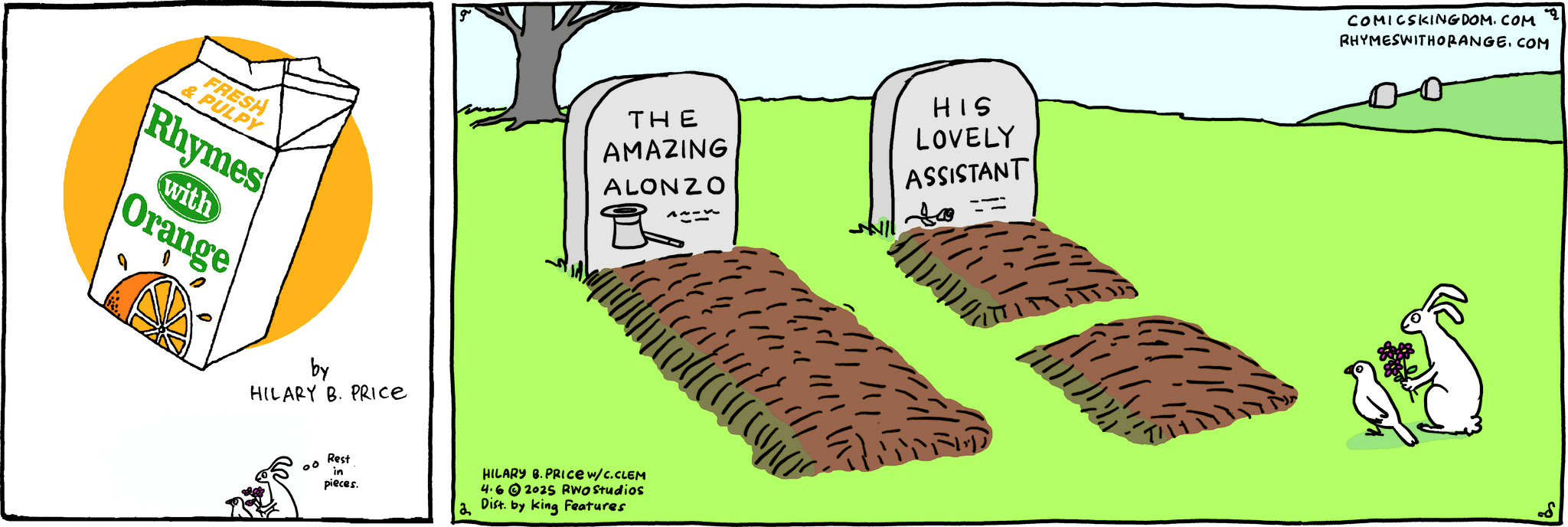 Rhymes with Orange Comic Strip 2025-04-06 | Comics Kingdom