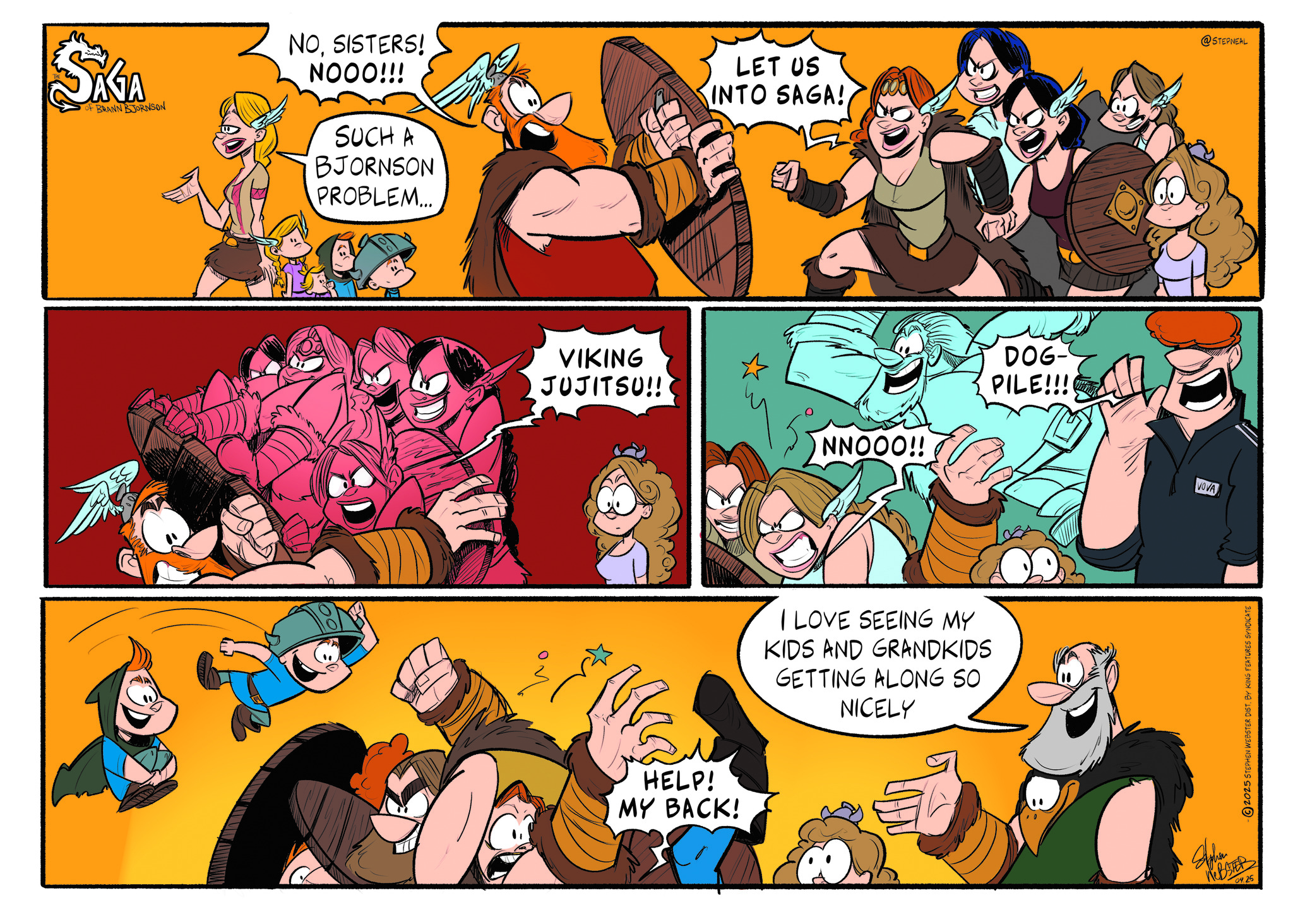 The Saga of Brann Bjornson Comic Strip 2025-04-06 | Comics Kingdom