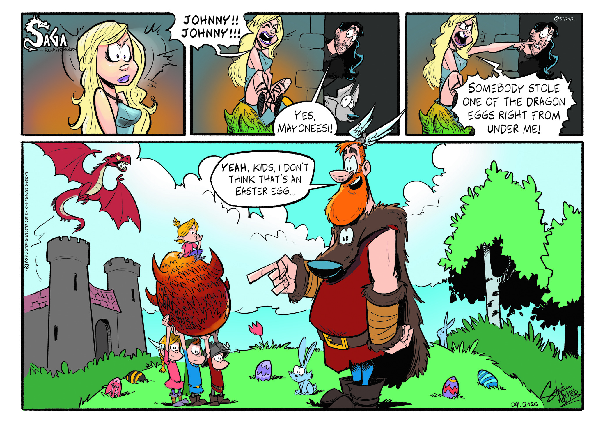 The Saga of Brann Bjornson Comic Strip 2025-04-20 | Comics Kingdom