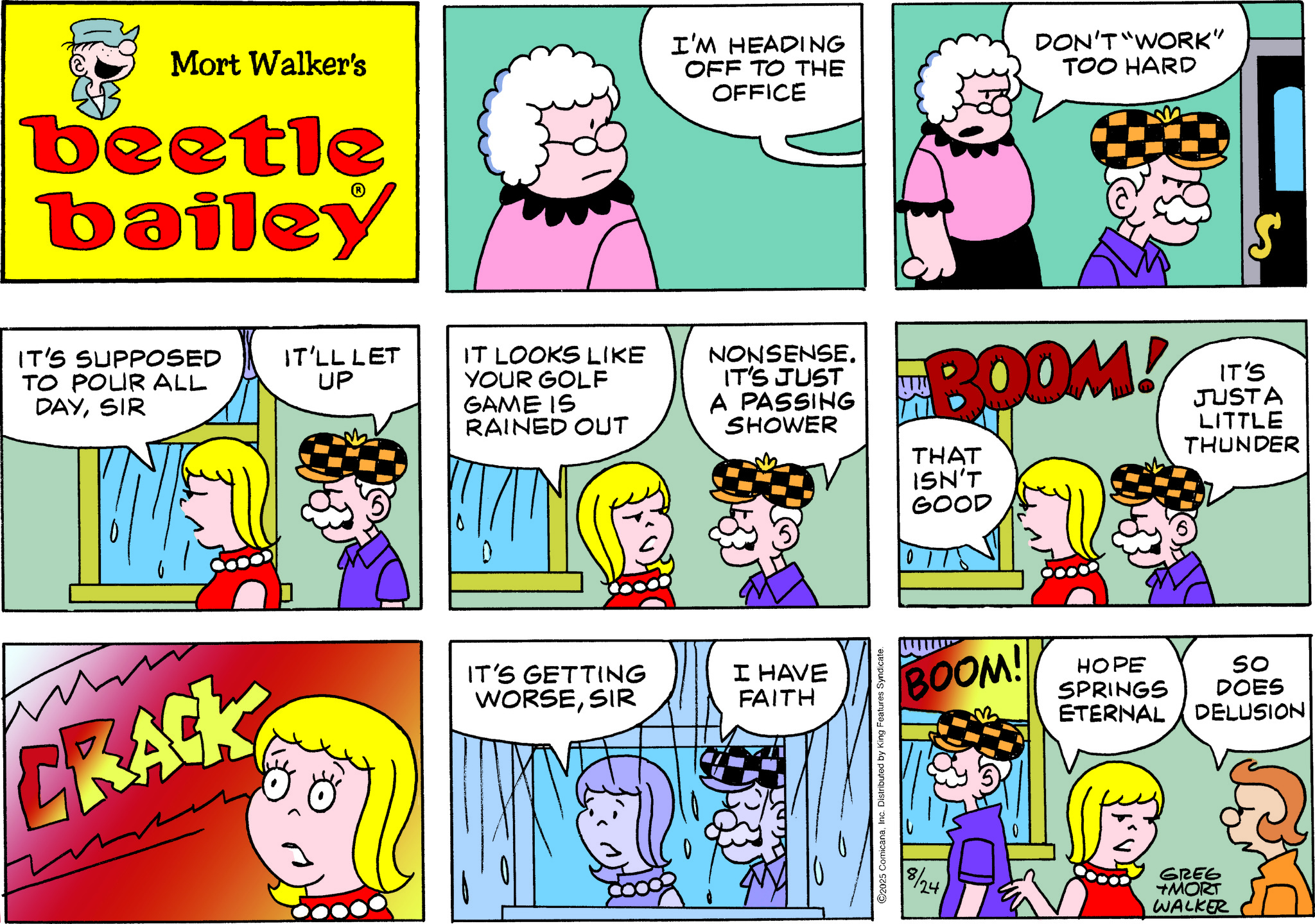 Beetle Bailey Comic Strip 2025-08-24 | Comics Kingdom