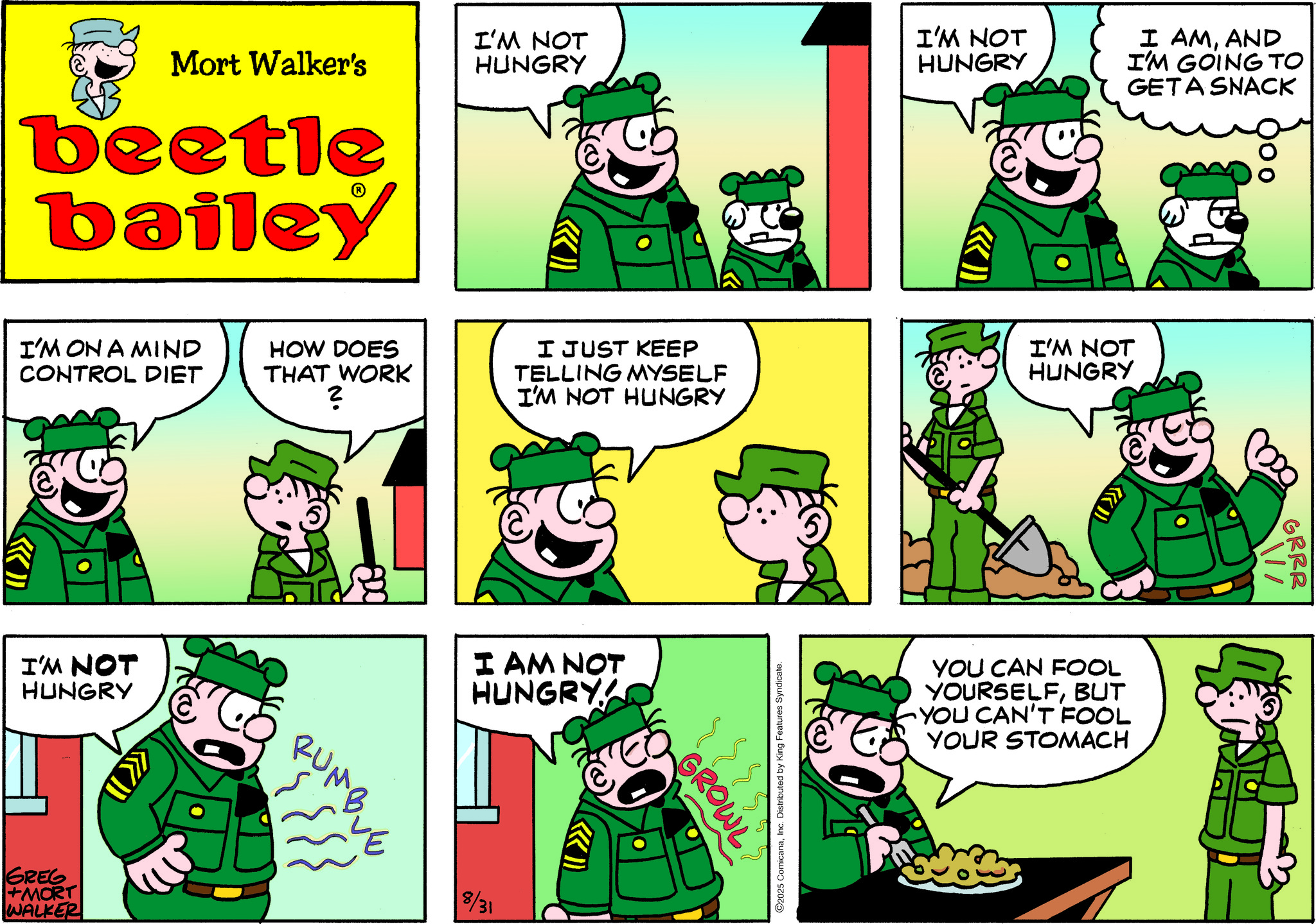 Beetle Bailey Comic Strip 2025-08-31 | Comics Kingdom